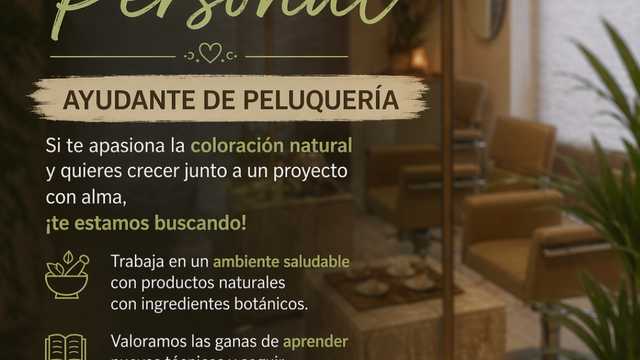 Ayudante de Peluquería