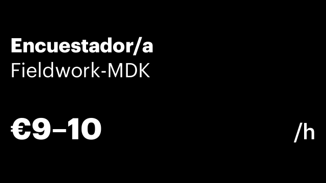 Encuestador/a