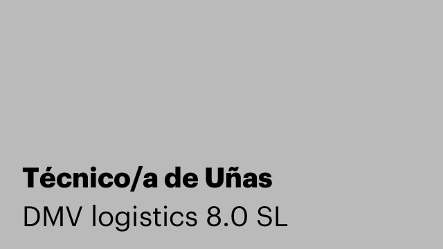 Técnico/a de Uñas