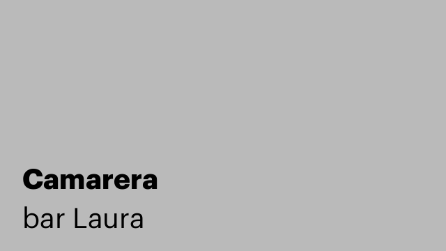 Camarera