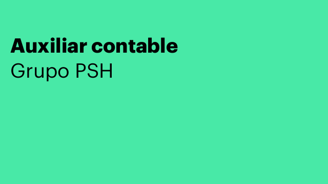 Auxiliar contable