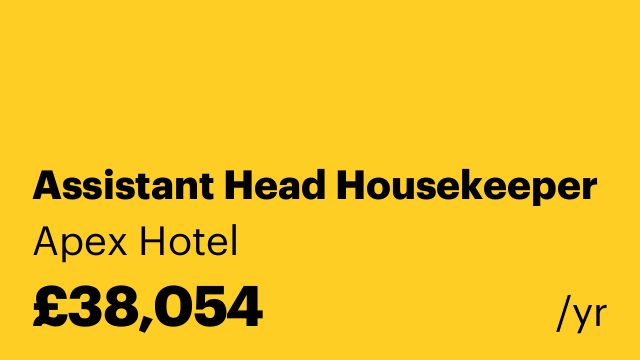 Assistant Head Housekeeper