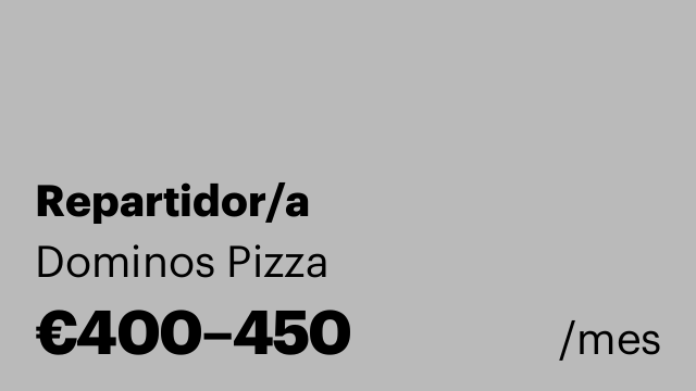 Repartidor/a