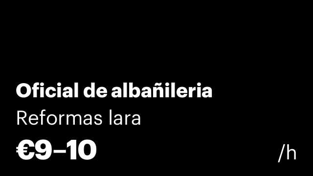 Oficial de albañileria