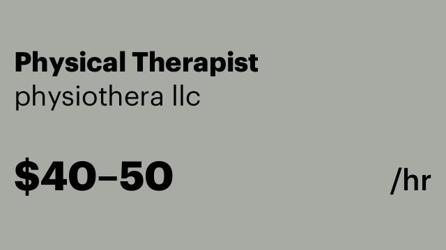 Physical Therapist
