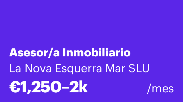 Asesor/a Inmobiliario