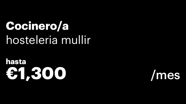 Cocinero/a