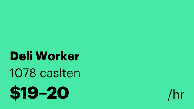 Deli Worker