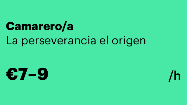 Camarero/a