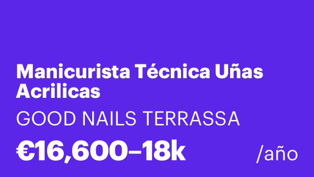 Manicurista Técnica Uñas Acrilicas
