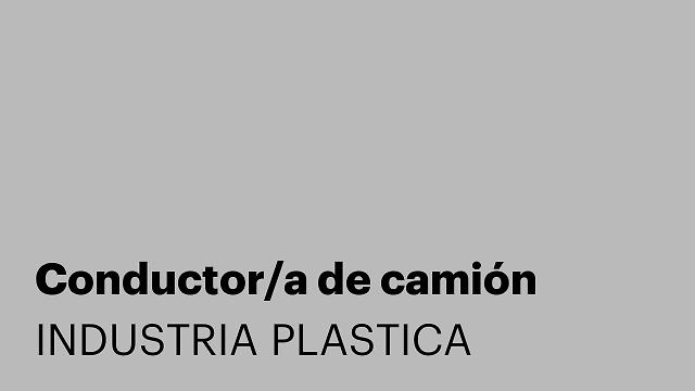 Conductor/a de camión