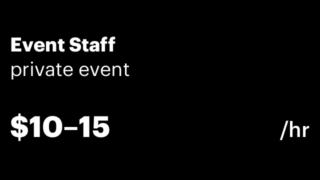 Event Staff