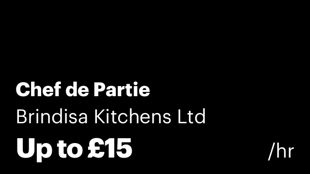 Chef de Partie