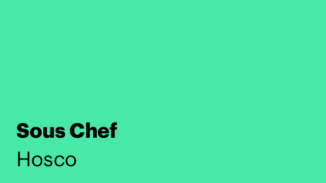 Sous Chef