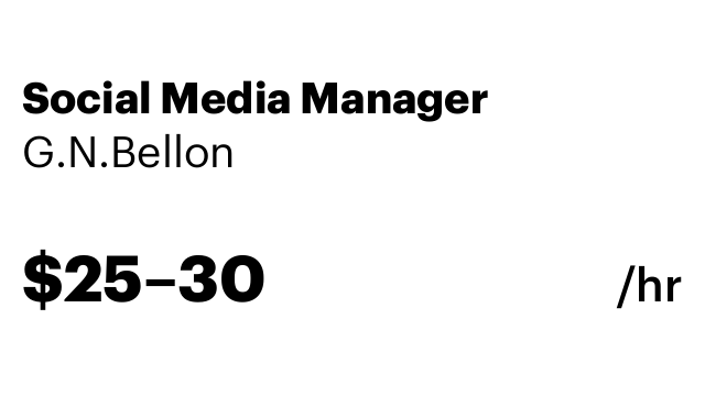 Social Media Manager
