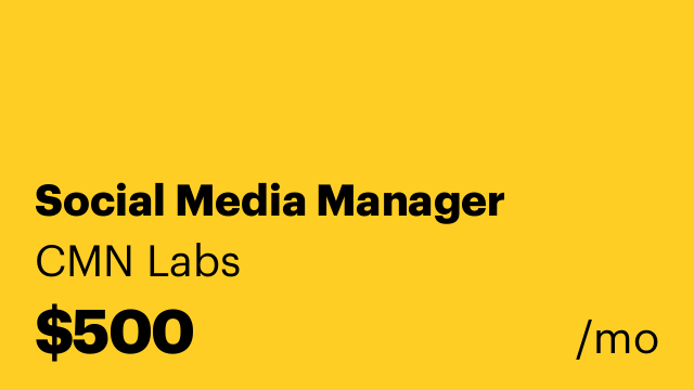 Social Media Manager