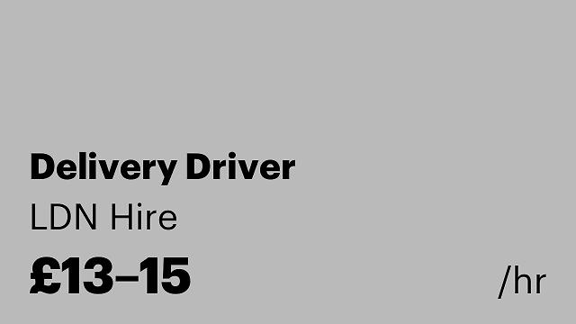 Delivery Driver