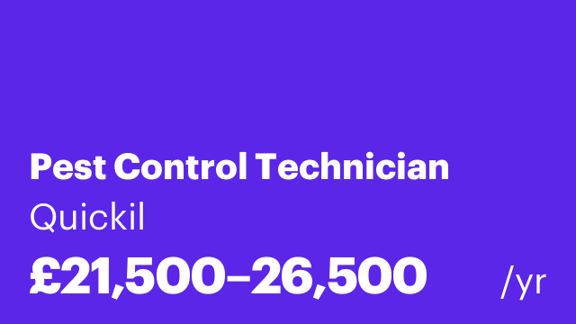 Pest Control Technician