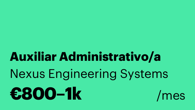 Auxiliar Administrativo/a