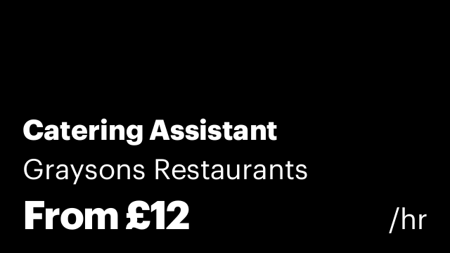 Catering Assistant