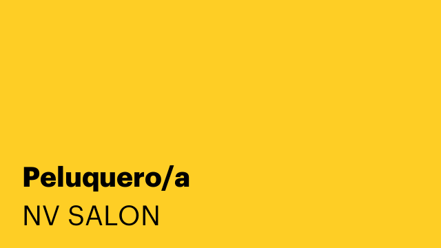 Peluquero/a