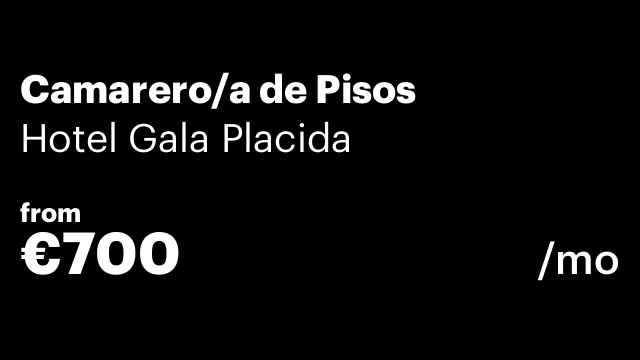 Camarero/a de Pisos