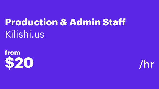 Production & Admin Staff