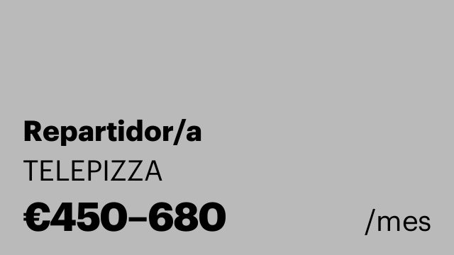 Repartidor/a