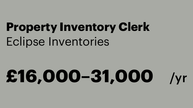 Property Inventory Clerk