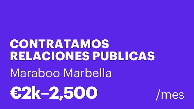 CONTRATAMOS RELACIONES PUBLICAS