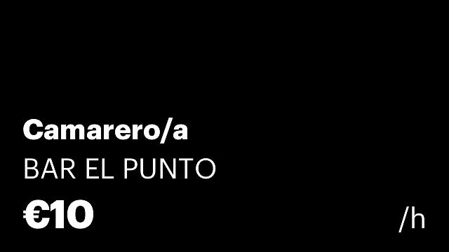 Camarero/a