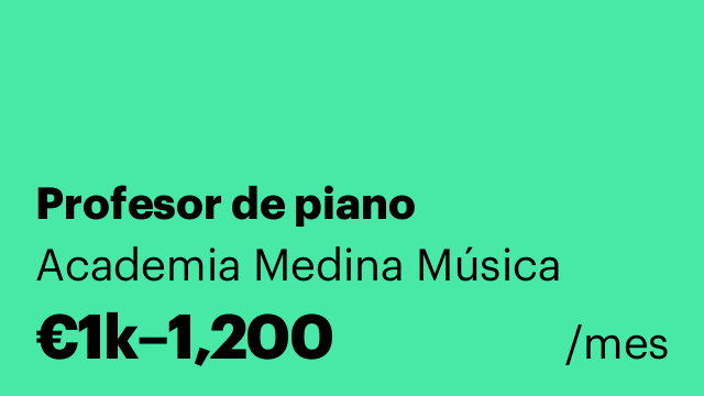 Profesor de piano