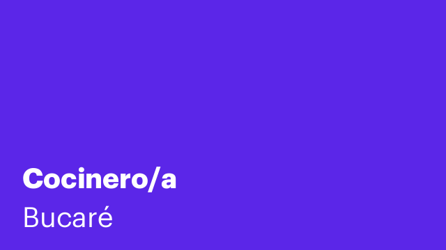 Cocinero/a