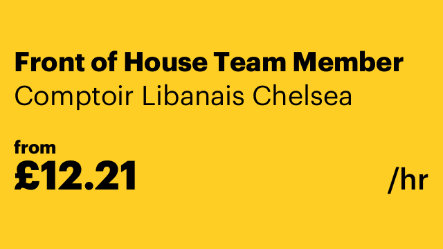 Front of House Team Member