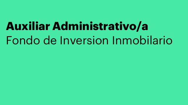 Auxiliar Administrativo/a