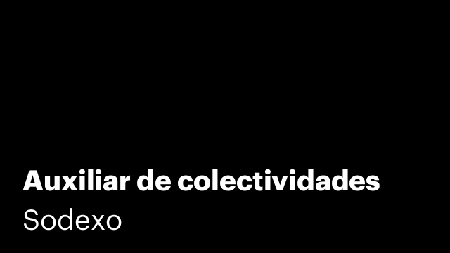 Auxiliar de colectividades