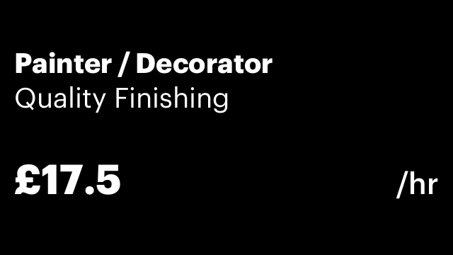 Painter / Decorator