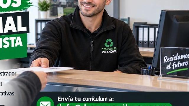 RECEPCIONISTA DE DESGUACE