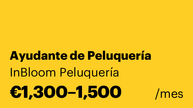 Ayudante de Peluquería