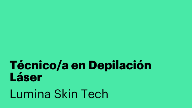 Técnico/a en Depilación Láser