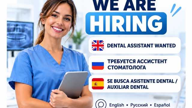 ASISTENTE DENTAL / DENTAL ASSISTANT / АССИСТЕНТ СТОМАТОЛОГА