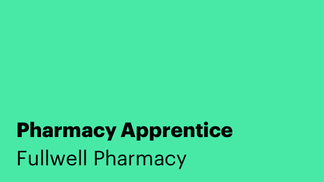Pharmacy Apprentice