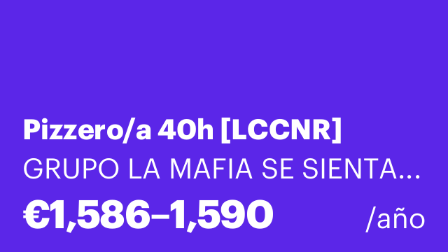 Pizzero/a 40h [LCCNR]