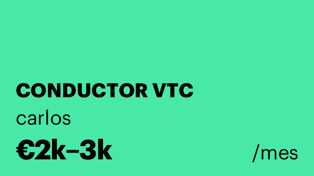 CONDUCTOR VTC