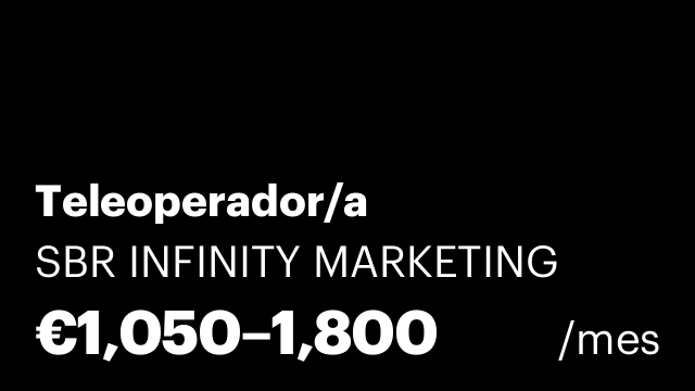 Teleoperador/a
