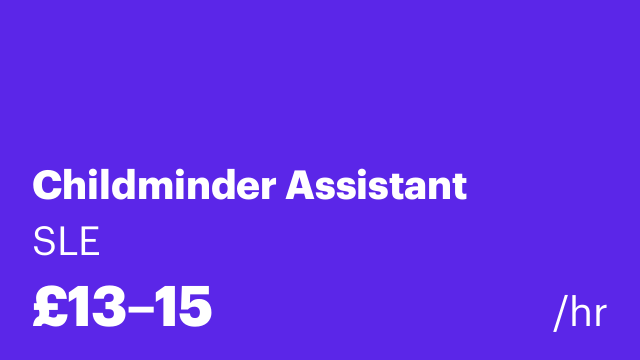 Childminder Assistant