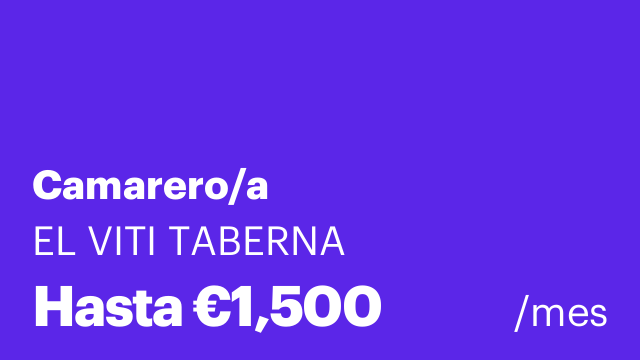 Camarero/a