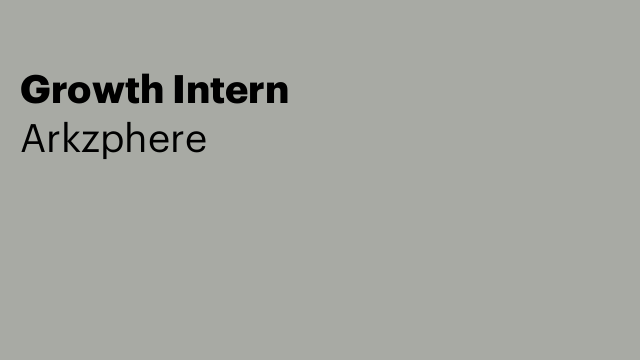 Growth Intern