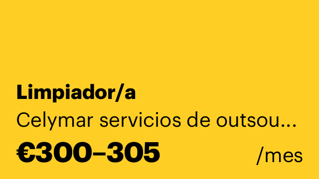 Limpiador/a