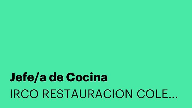 Jefe/a de Cocina